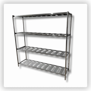 Estante de Inox para Câmara Fria 1,80m com 4 Prateleiras